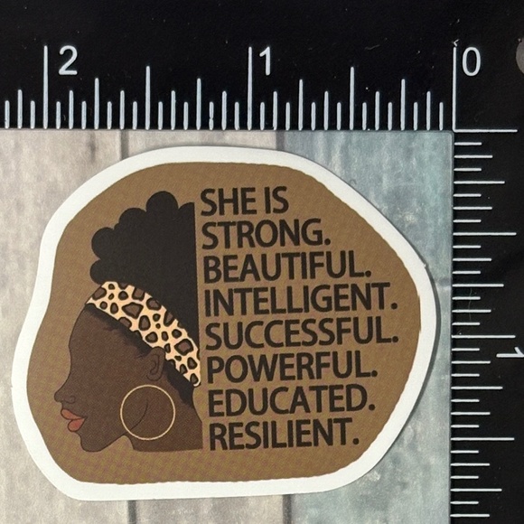 🌀10/$10🌀 Black Girl Magic Affirmation Reusable Waterproof Vinyl Sticker Decal - Picture 1 of 1